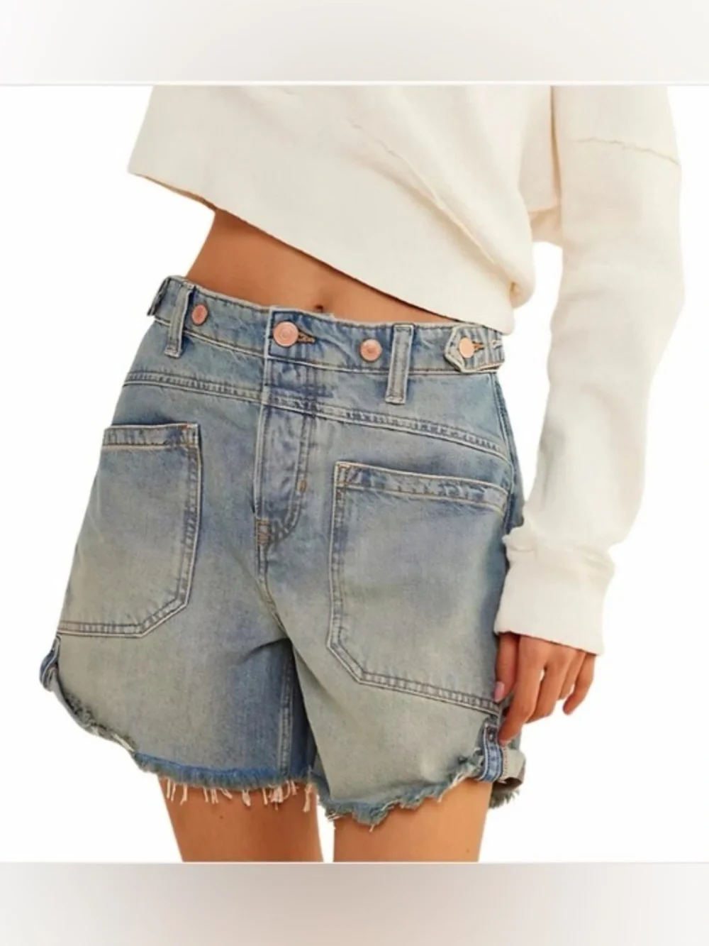 Free people denim Palmer shorts size 29